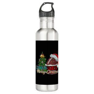Football Merry Christmas 710 Ml Water Bottle