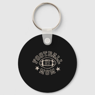 Football Mom Senior 2025 Game Day Team Srts Number Key Ring