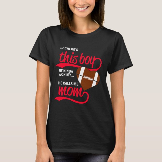 Football Moms T-Shirt (Front)