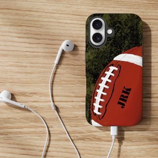 Football Monogram iPhone 16 Case
