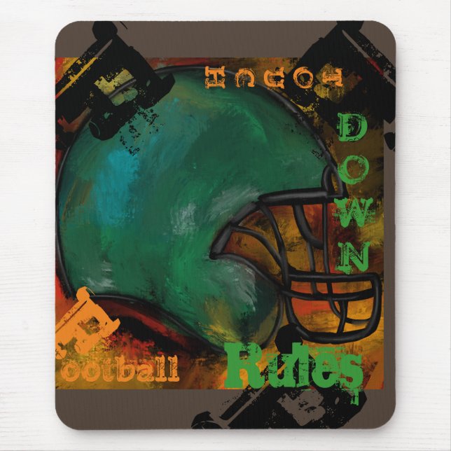 FOOTBALL MOUSE MAT (Front)