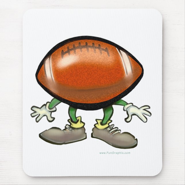 Football Mouse Mat (Front)