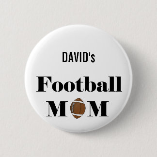 football mum 6 cm round badge