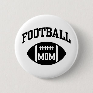 Football Mum 6 Cm Round Badge