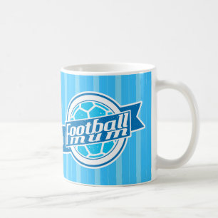 Football Mum Blue Coffee Mug