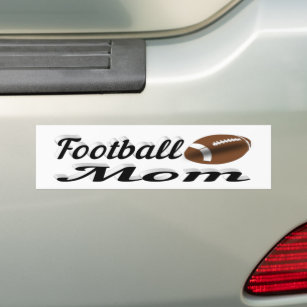 Football Mum Bumper Sticker