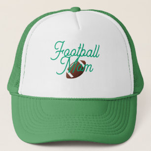 Football Mum Cap Green and White