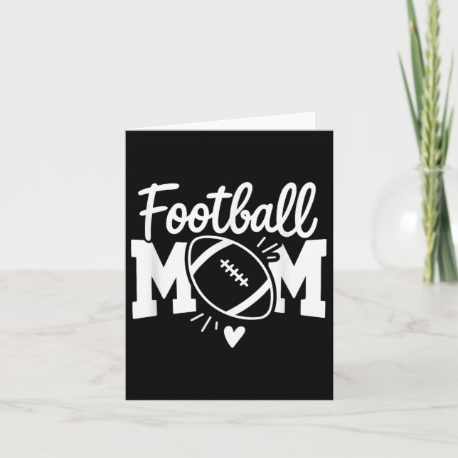 Football Mum  Card (Front)
