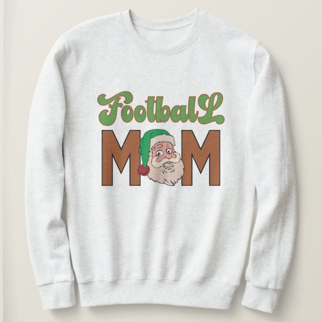 Football mum christmas sweatshirt (Design Front)