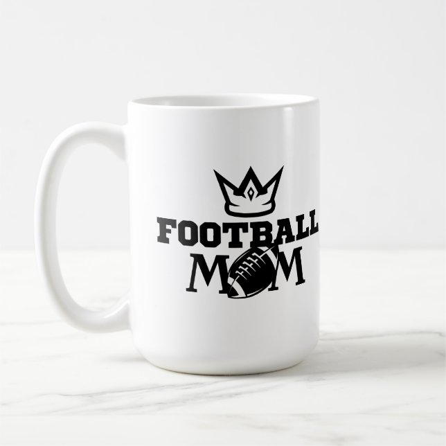 Football Mum Coffee Mug (Left)
