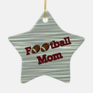 Football Mum Cute Customisable Ornament