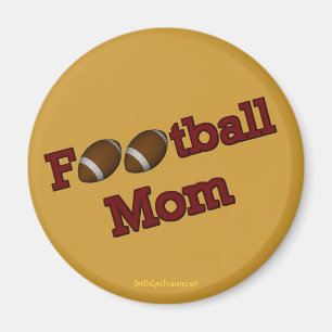 Football Mum Cute Magnet