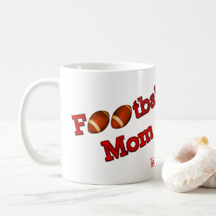 Football Mum Cute Personalised Coffee Mug