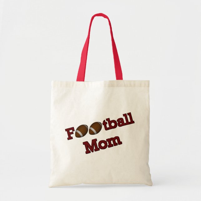 Football Mum Cute Tote Bag (Front)