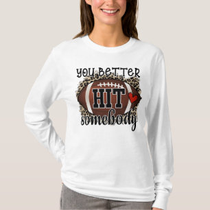 Football Mum fan Girl, cute mama football T-Shirt