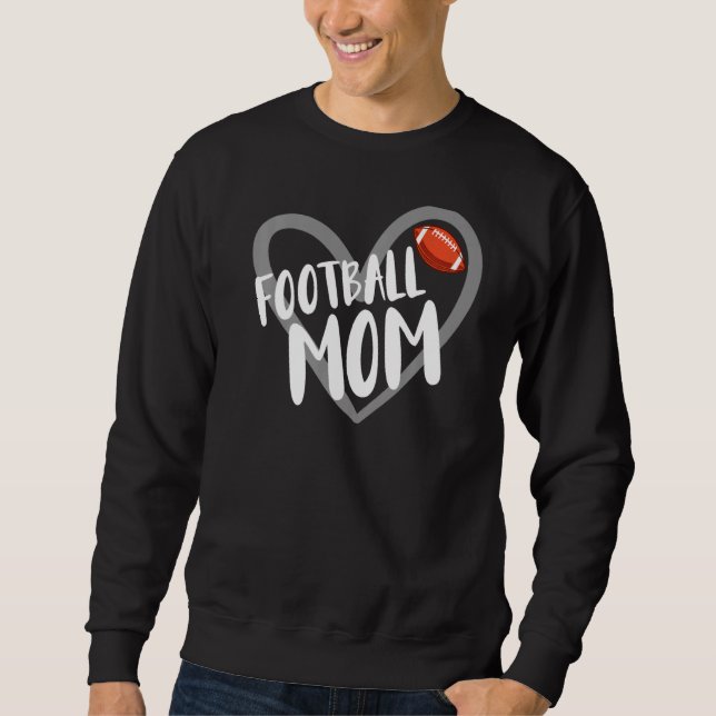 Football Mum Heart Sweatshirt (Front)