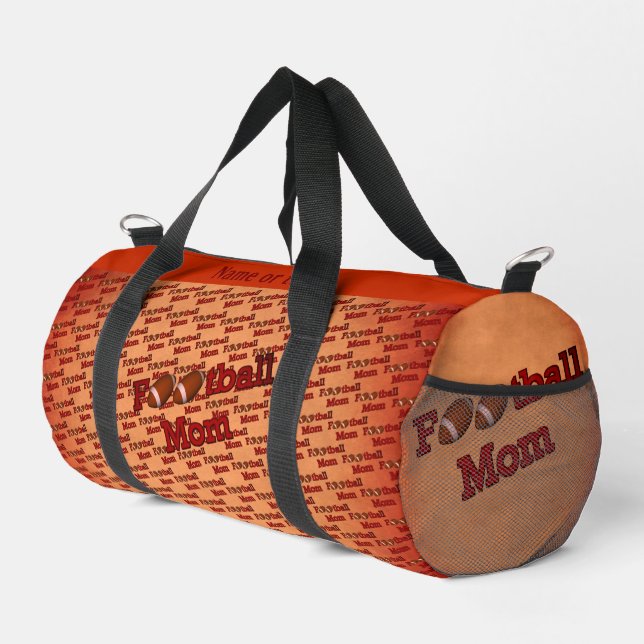 Football Mum Personalised  Duffle Bag (Right Corner)