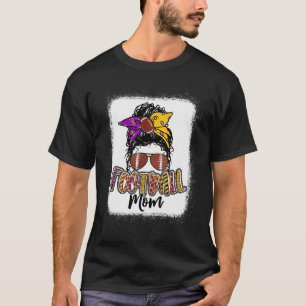 Football Mum Purple And Gold T-Shirt