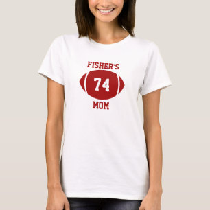 Football Mum Red T-Shirt