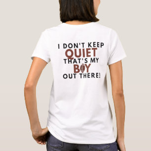 Football Mum Thats My Boy Out There Game Day T-Shirt