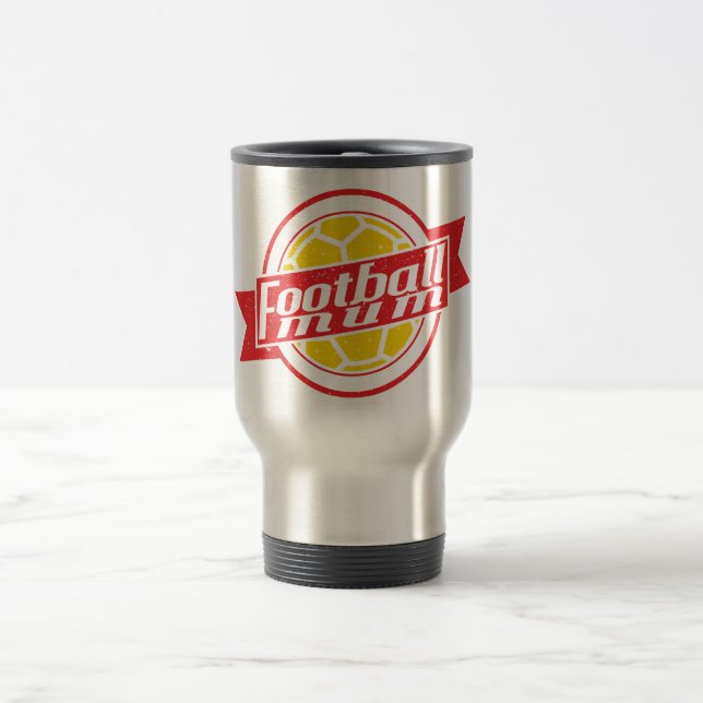 Football Mum Travel Mug (Center)