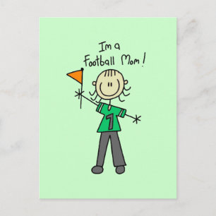 Football Mum Tshirts and Gifts Postcard