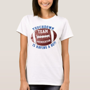 Football Mummy Baby Shower T-Shirt