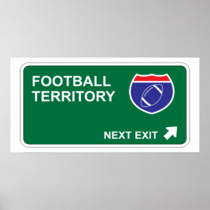 Football Next Exit Poster