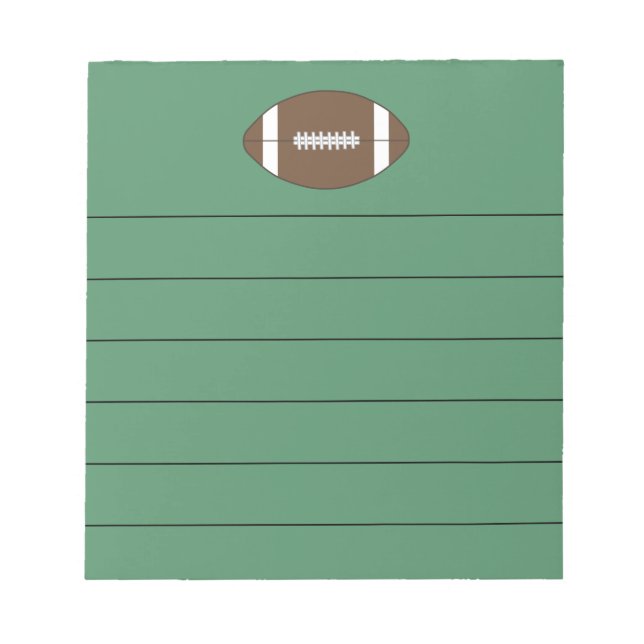  Football Notepad Gift (Front)