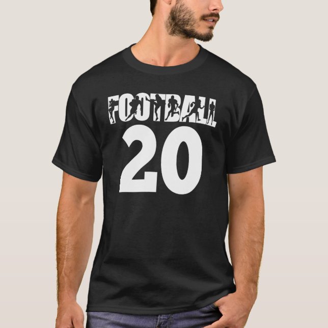 Football Number 20 My Favourite Football Players N T-Shirt (Front)