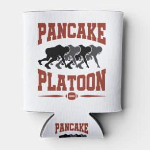 Football Offensive Lineman Pancake Platoon Can Cooler