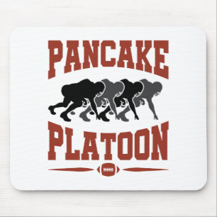 Football Offensive Lineman Pancake Platoon Mouse Mat