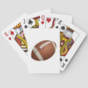 Football on a Playing Card Deck