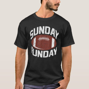 Football on Sunday is Funday American Football Vin T-Shirt