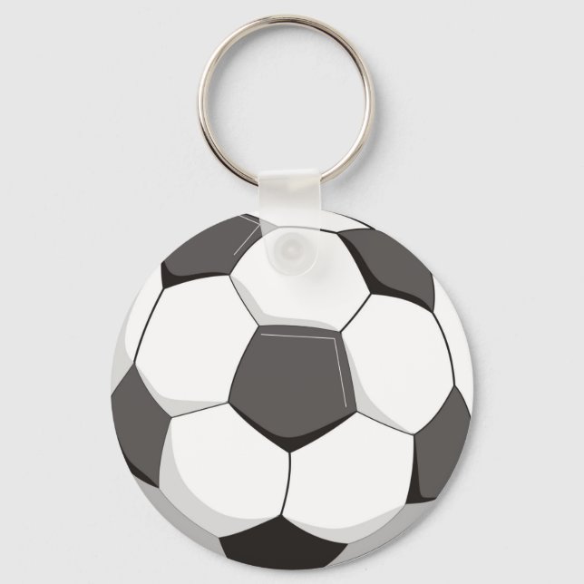Football or Soccer ball Key Ring (Front)