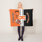 Football 🏈 Orange Sport Letter