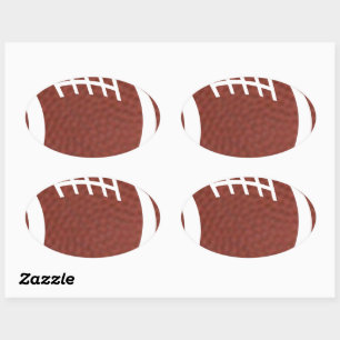 FOOTBALL OVAL STICKER