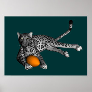 Football Panther Poster