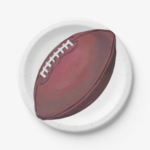 Football Paper Plate