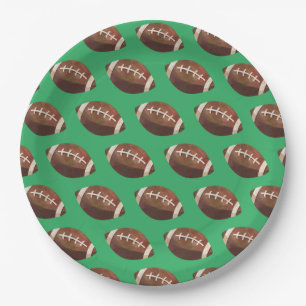 Football Paper Plates