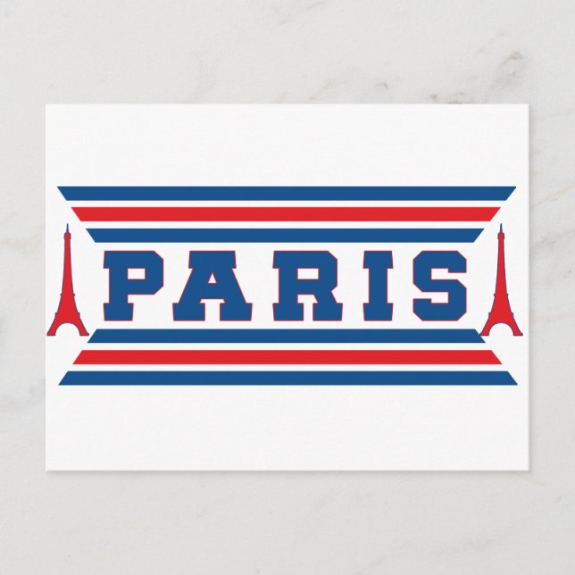 Football Paris Postcard (Front)