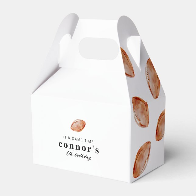 Football Party Favour Boxes (Front Side)