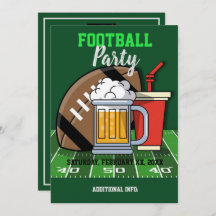 Football Party Green