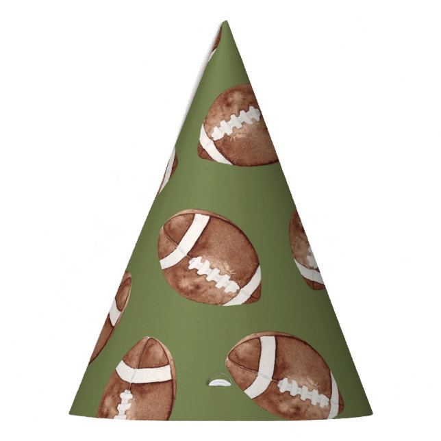 Football Party Hat (Left)