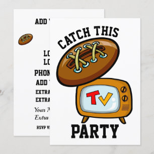 Football Party Invitation