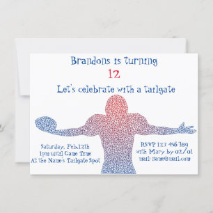 Football Party Invitation