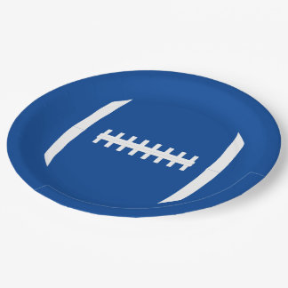 Football Party or Banquet Custom Team Colour Sport Paper Plate
