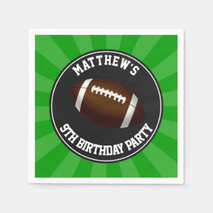Football Party Paper Drink Napkins