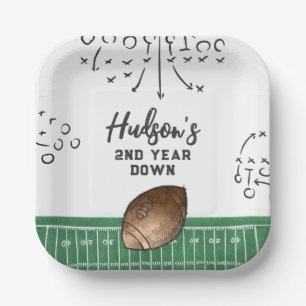 Football Party Plates   Football Paper Plates