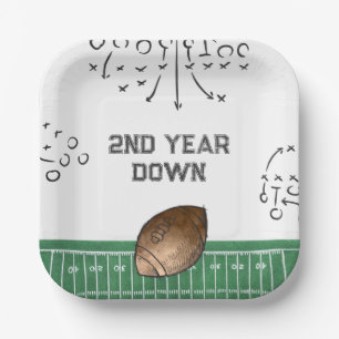 Football Party Plates   Football Paper Plates